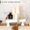 EOSAHR Decorative Wood Riser for Home Decor : Farmhouse Pedestal Stand for Display and Rustic Soap Holder for Sink Organizer - Retro Display Tray for Your Home, Livingroom, Bathroom,and Kitchen